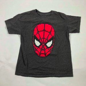 Marvel Kids Spiderman Deadpool Dark Gray Tee Shirt